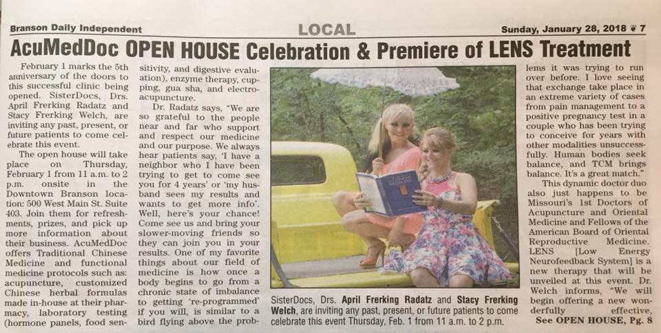 Branson Daily Independent Open House announcement 2018