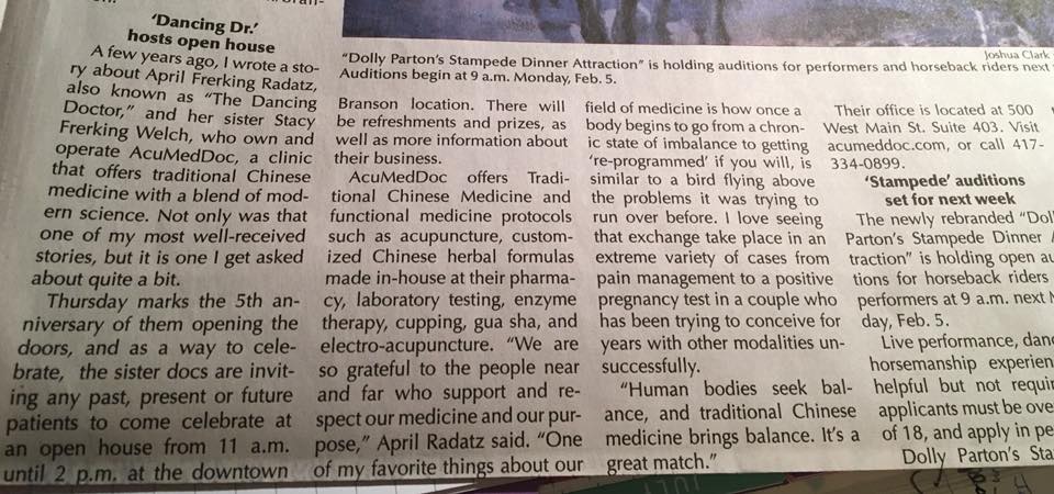 Branson Tri Lakes Open House announcement 2018